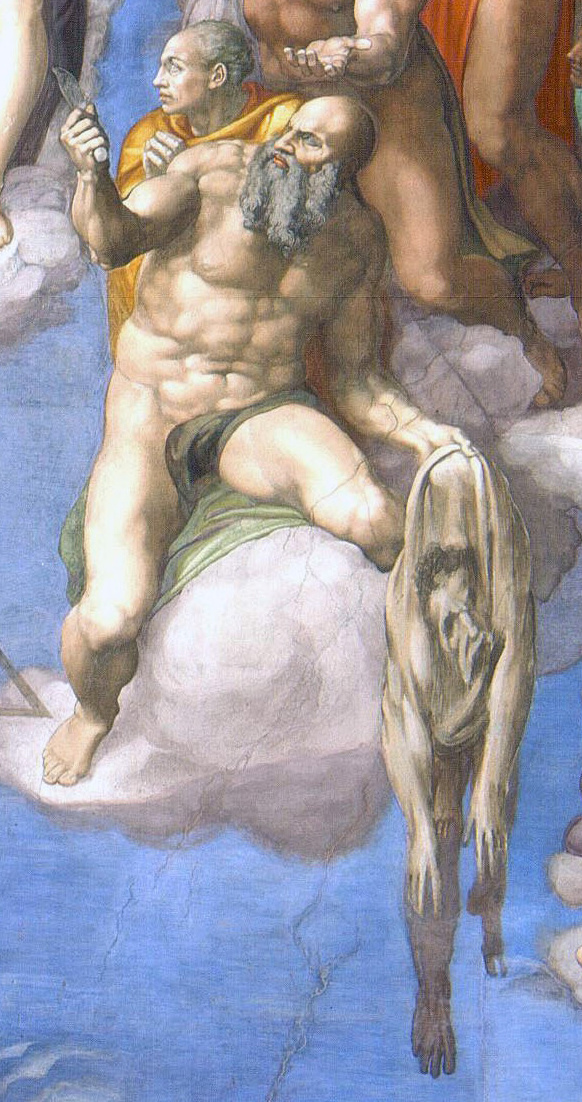 Michelangelo: „Das Jüngste Gericht“ (Detail)