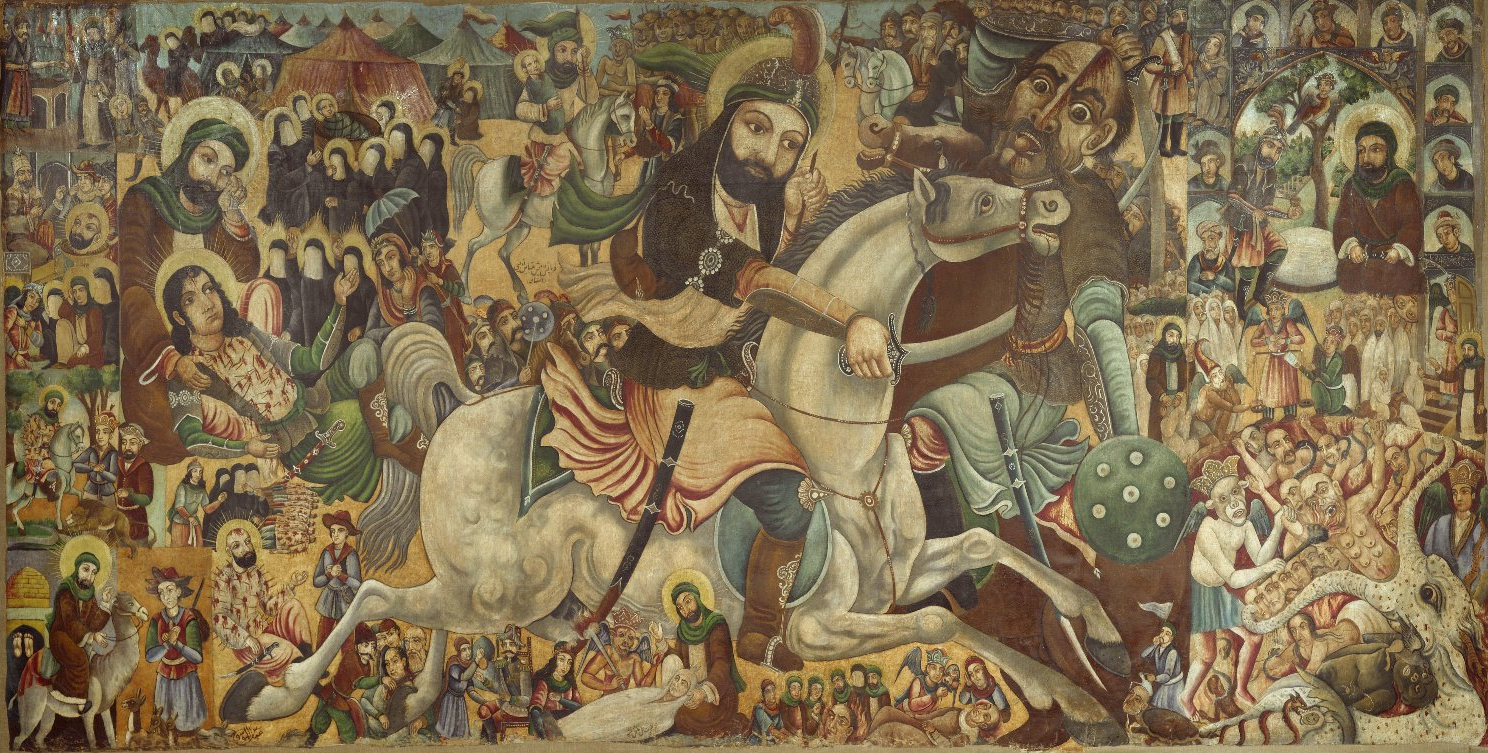 Abbas Al-Musavi: „Schlacht von Kerbala“ (Darstellung des Martyriums von al-Ḥusayn)