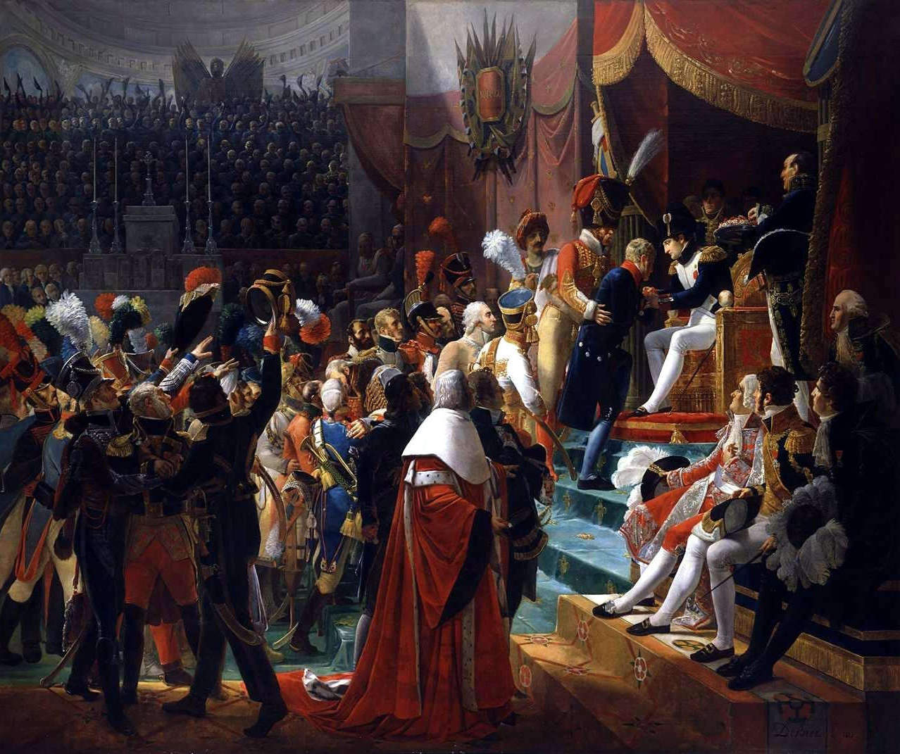 Jean-Baptiste Debret: Erste Verteilung der Dekorationen der Ehrenlegion 1804