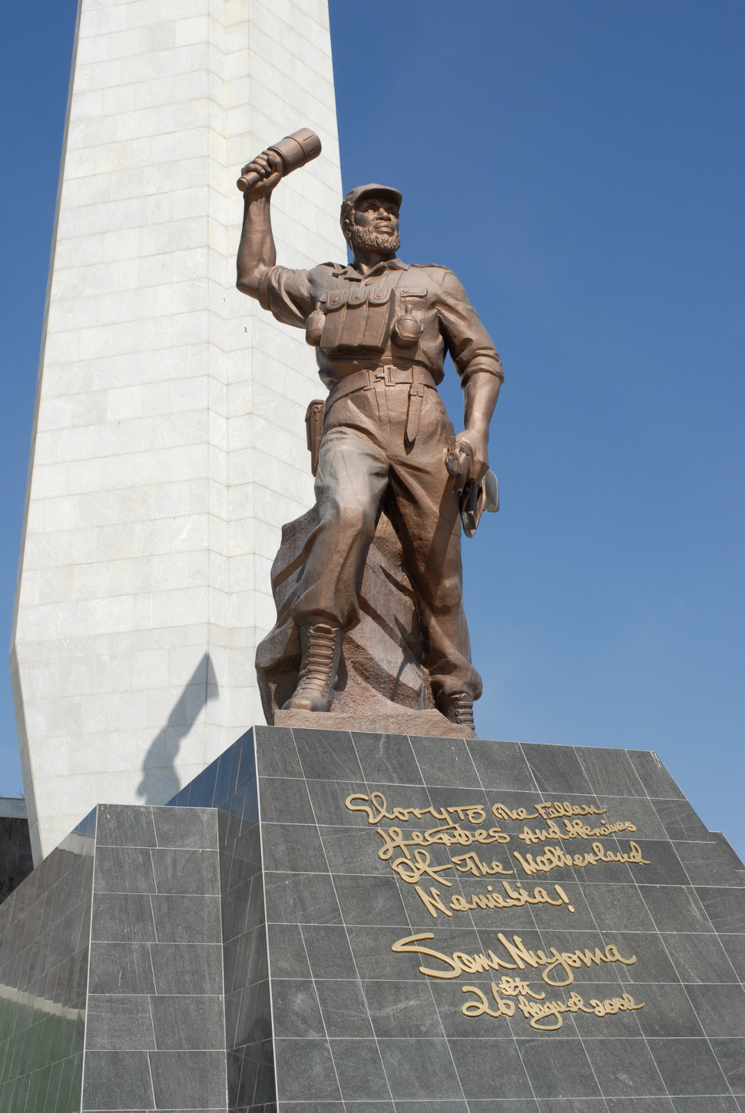 Statue auf dem Heroes’ Acre, Windhoek, Namibia