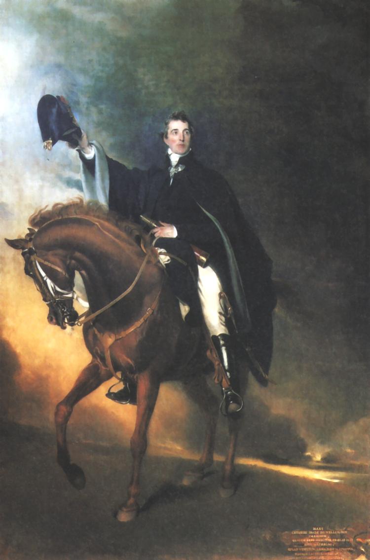 Thomas Lawrence: „The Duke of Wellington mounted on Copenhagen as of Waterloo“