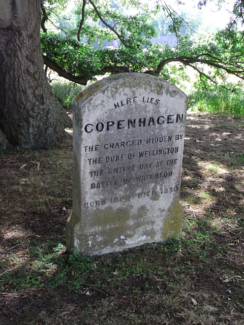 Grabstein von Copenhagen, dem Pferd des Feldmarschalls Wellington