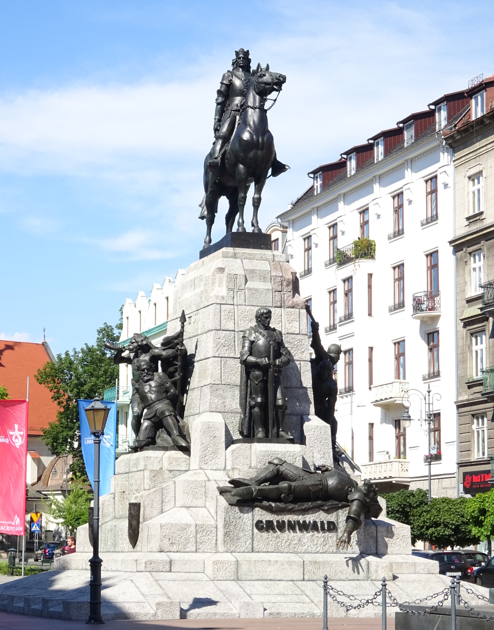 Reiterstandbild Königs Władysław II. Jagiełło (Grundwalddenkmal) in Krakau