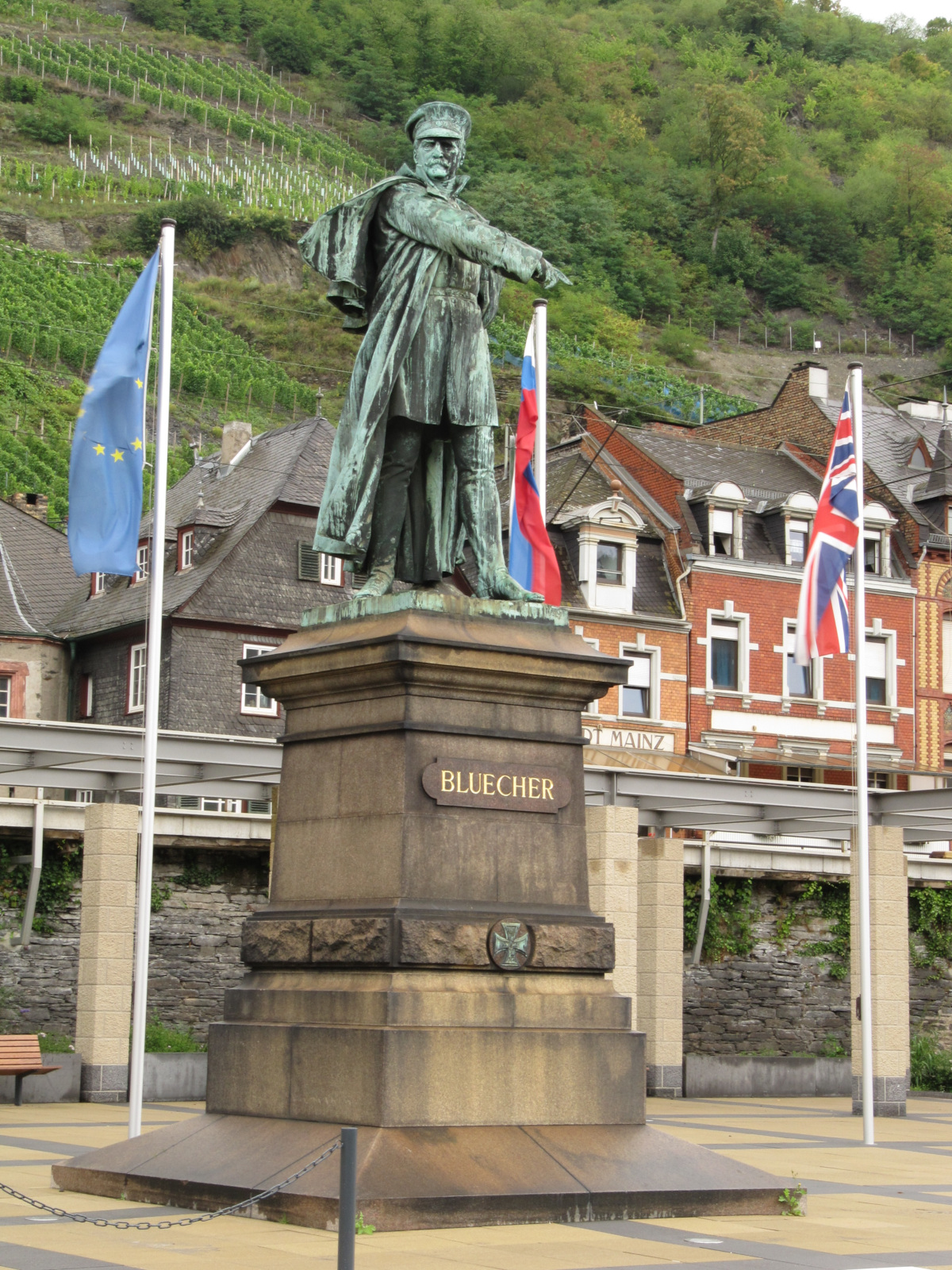 Blücher-Denkmal in Kaub am Rhein