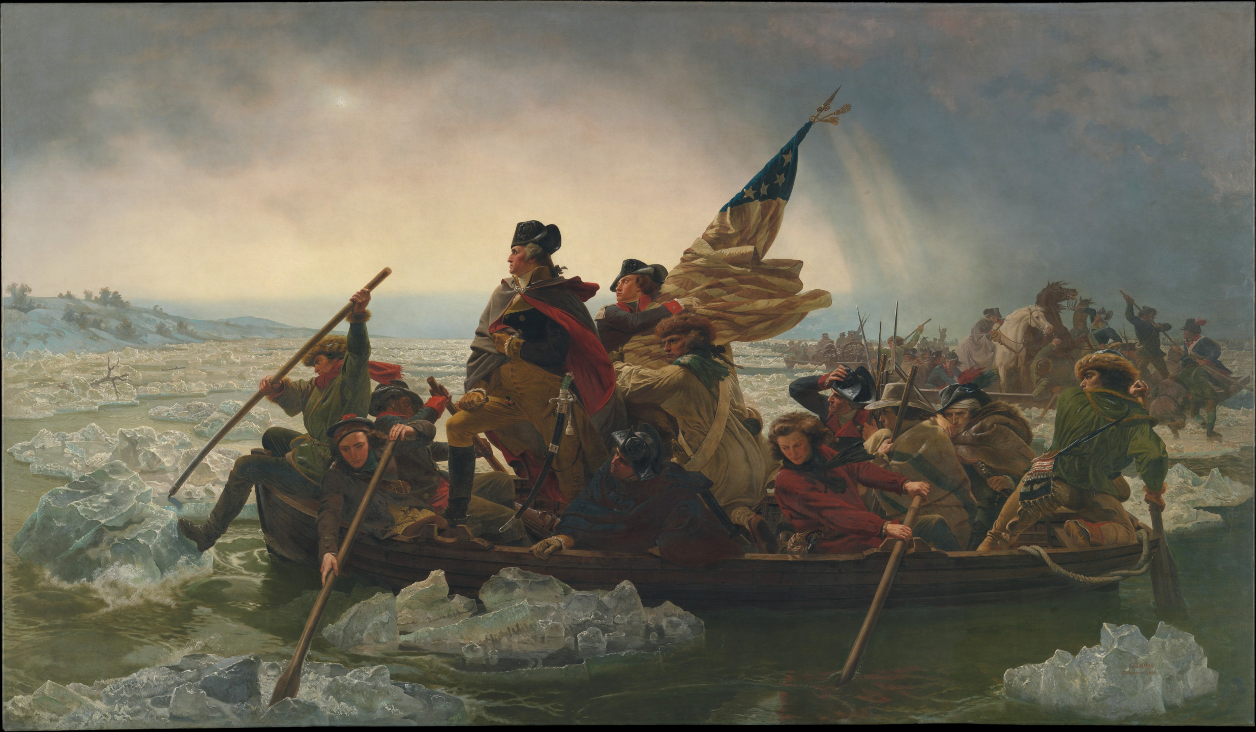 Emanuel Leutze: Washington Crossing the Delaware